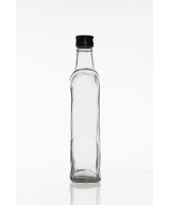 Amaretto 0,5 literes lapos üveg palack csavarzárral