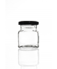 Kvadro 120 ml befőttes üveg lapkával
