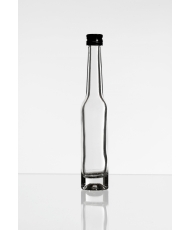 Platin 4 cl üveg palack fém csavarzárral