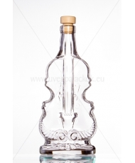 Hegedű 0,5l csatos díszüveg palack