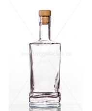 King quadra 0,5l üveg palack