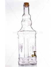 Kataláno 5l csapos üveg palack