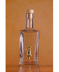 King quadra 0,5l csapos üveg palack