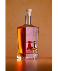 King quadra 0,5l csapos üveg palack