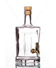 King quadra 0,5l csapos üveg palack