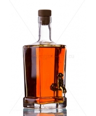 King quadra 0,5l csapos üveg palack