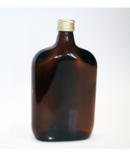 Laposa  0,5 literes barna lapos üveg palack