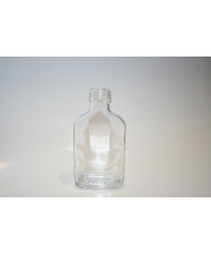 F100 0,1 literes lapos üveg palack